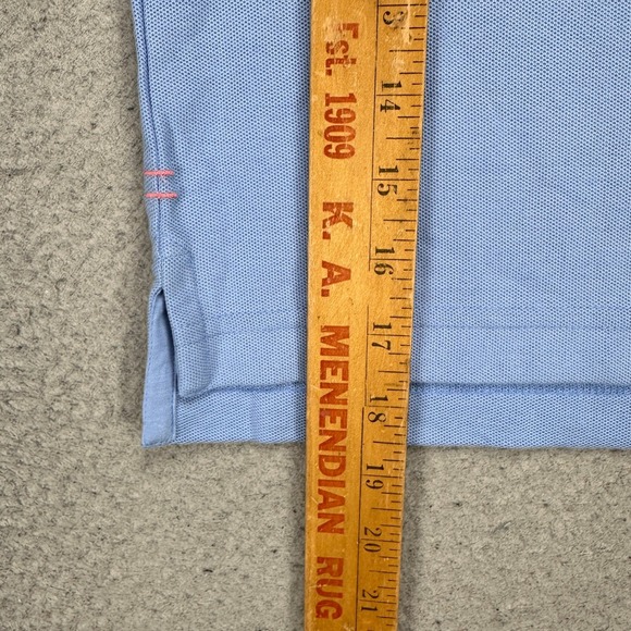 Psycho Bunny Boys Porthill Polo Shirt 2XS‎ Blue Rugby 100% Pima Cotton Youth NEW - Picture 9 of 10